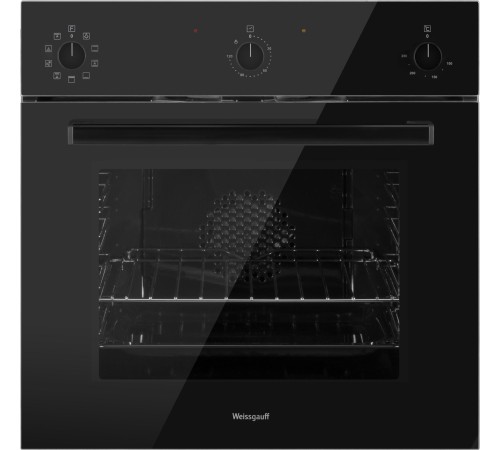 Духовой шкаф Электрический Weissgauff EOV 206 SB Black Edition черный