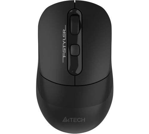 Мышь беспроводная A4Tech Fstyler FB10CS black (оптическая, silent, BT/Radio, USB, 4but, 2000dpi)(FB10CS USB STONE BLACK Мышь беспроводная A4Tech Fstyler FB10CS black (оптическая, silent, BT/Radio, USB, 4but, 2000dpi)(FB10CS USB STONE BLACK
