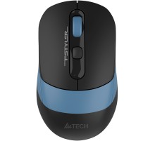 Мышь беспроводная A4Tech Fstyler FB10CS black/blue (оптическая, silent, BT/Radio, USB, 4but, 2000dpi)(FB10CS USB ASH BLUE)