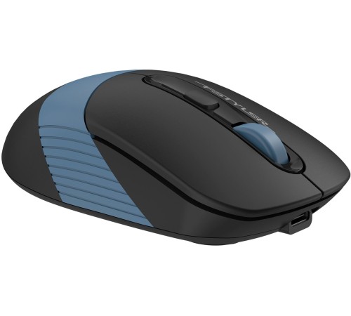 Мышь беспроводная A4Tech Fstyler FB10CS black/blue (оптическая, silent, BT/Radio, USB, 4but, 2000dpi)(FB10CS USB ASH BLUE)