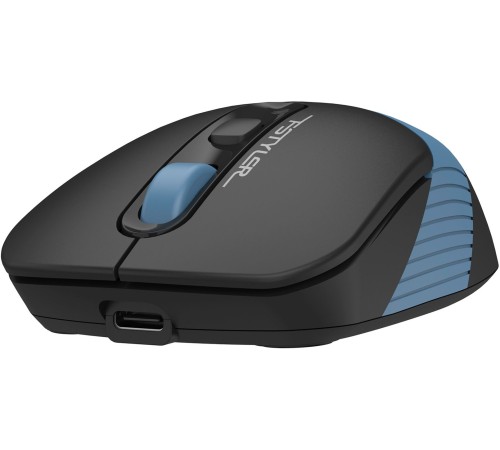 Мышь беспроводная A4Tech Fstyler FB10CS black/blue (оптическая, silent, BT/Radio, USB, 4but, 2000dpi)(FB10CS USB ASH BLUE)
