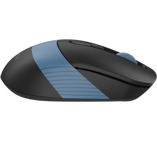 Мышь беспроводная A4Tech Fstyler FB10CS black/blue (оптическая, silent, BT/Radio, USB, 4but, 2000dpi)(FB10CS USB ASH BLUE)