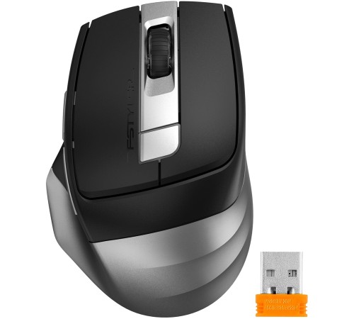 Мышь A4Tech Fstyler FB35CS серый/черный оптическая (2000dpi) silent беспроводная BT/Radio USB (5but) Мышь A4Tech Fstyler FB35CS серый/черный оптическая (2000dpi) silent беспроводная BT/Radio USB (5but)