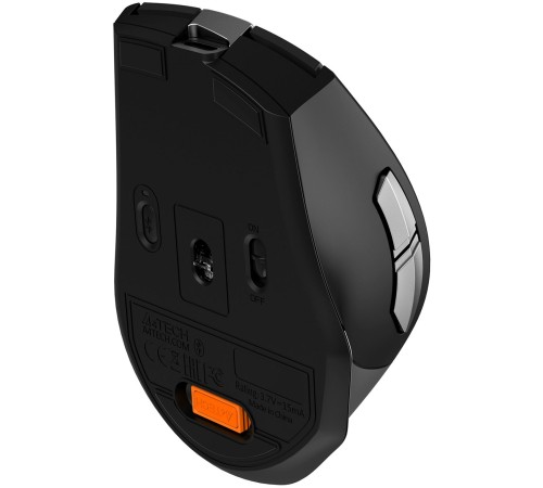 Мышь A4Tech Fstyler FB35CS серый/черный оптическая (2000dpi) silent беспроводная BT/Radio USB (5but) Мышь A4Tech Fstyler FB35CS серый/черный оптическая (2000dpi) silent беспроводная BT/Radio USB (5but)