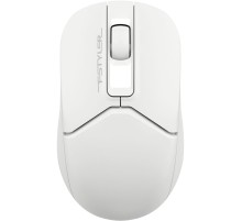 Мышь A4Tech Fstyler FB12S белый оптическая (1200dpi) silent беспроводная BT/Radio USB (2but)