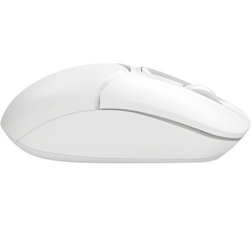 Мышь A4Tech Fstyler FB12S белый оптическая (1200dpi) silent беспроводная BT/Radio USB (2but)