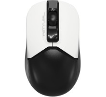 Мышь A4Tech Fstyler FB12S черный/белый оптическая (1200dpi) silent беспроводная BT/Radio USB (2but)
