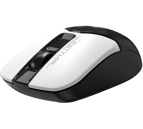 Мышь A4Tech Fstyler FB12S черный/белый оптическая (1200dpi) silent беспроводная BT/Radio USB (2but)