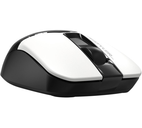 Мышь A4Tech Fstyler FB12S черный/белый оптическая (1200dpi) silent беспроводная BT/Radio USB (2but)