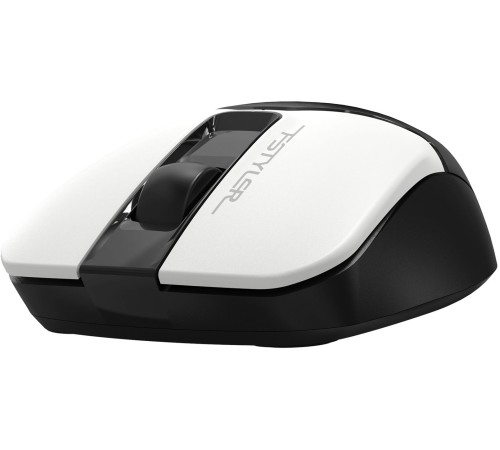 Мышь A4Tech Fstyler FB12S черный/белый оптическая (1200dpi) silent беспроводная BT/Radio USB (2but)