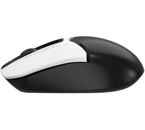 Мышь A4Tech Fstyler FB12S черный/белый оптическая (1200dpi) silent беспроводная BT/Radio USB (2but)