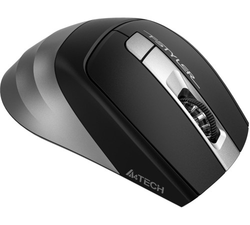 Мышь A4Tech Fstyler FB35S серый/черный оптическая (2000dpi) беспроводная BT/Radio USB для ноутбука (5but) Мышь A4Tech Fstyler FB35S серый/черный оптическая (2000dpi) беспроводная BT/Radio USB для ноутбука (5but)