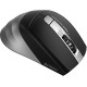 Мышь A4Tech Fstyler FB35S серый/черный оптическая (2000dpi) беспроводная BT/Radio USB для ноутбука (5but)