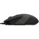 Мышь A4Tech Fstyler FM10S черный/серый оптическая (1600dpi) silent USB (3but)