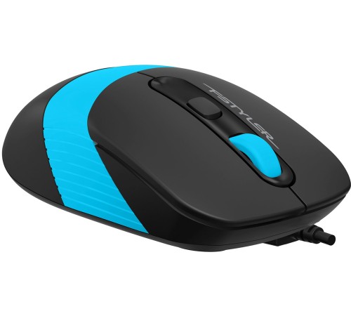 Мышь A4Tech Fstyler FM10S черный/голубой оптическая (1600dpi) silent USB (3but) Мышь A4Tech Fstyler FM10S черный/голубой оптическая (1600dpi) silent USB (3but)