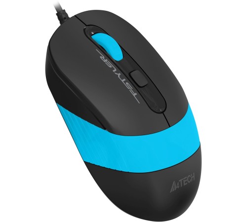 Мышь A4Tech Fstyler FM10S черный/голубой оптическая (1600dpi) silent USB (3but) Мышь A4Tech Fstyler FM10S черный/голубой оптическая (1600dpi) silent USB (3but)