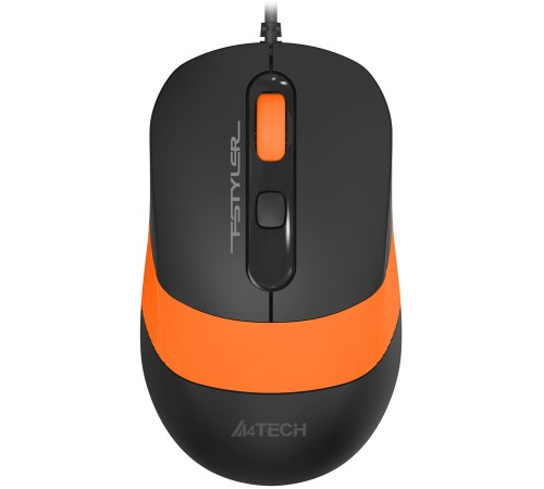 Мышь A4Tech Fstyler FM10S черный/оранжевый оптическая (1600dpi) silent USB (3but) Мышь A4Tech Fstyler FM10S черный/оранжевый оптическая (1600dpi) silent USB (3but)