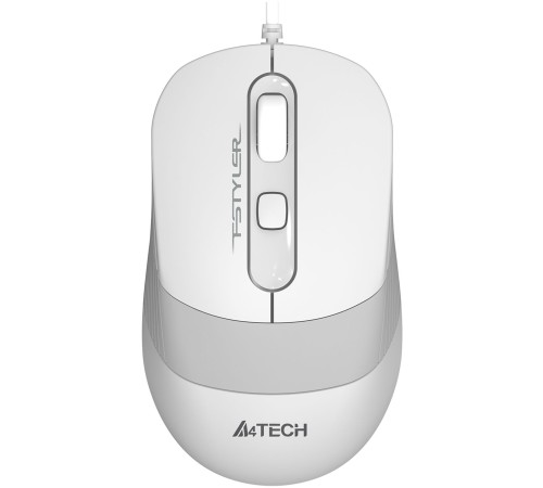 Мышь A4Tech Fstyler FM10S белый/серый оптическая (1600dpi) silent USB (3but) Мышь A4Tech Fstyler FM10S белый/серый оптическая (1600dpi) silent USB (3but)