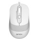 Мышь A4Tech Fstyler FM10S белый/серый оптическая (1600dpi) silent USB (3but)