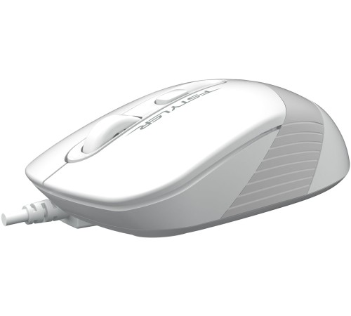 Мышь A4Tech Fstyler FM10S белый/серый оптическая (1600dpi) silent USB (3but) Мышь A4Tech Fstyler FM10S белый/серый оптическая (1600dpi) silent USB (3but)