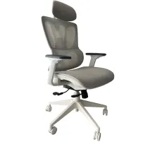 Кресло Cactus CS-CHR-MC02GY серый пластик белый