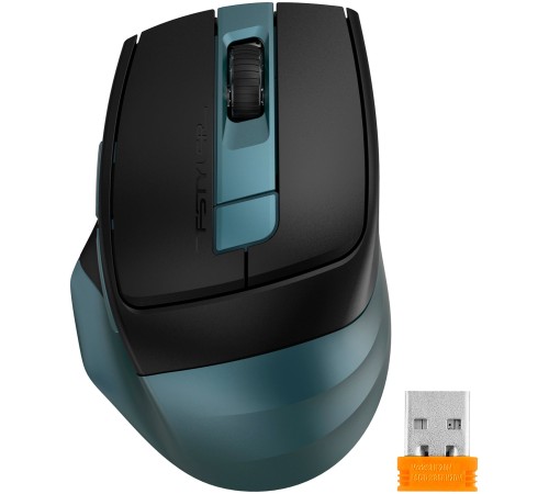 Мышь A4Tech Fstyler FB35CS темно-зеленый/черный оптическая (2000dpi) silent беспроводная BT/Radio USB (5but)