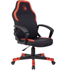 Кресло игровое A4Tech Bloody GC-190 черный/красный текстиль/эко.кожа крестов. пластик