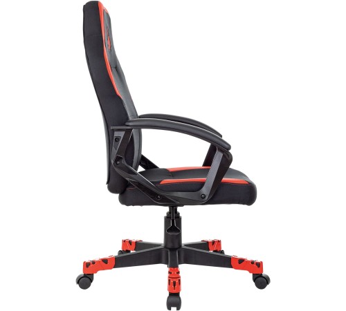 Кресло игровое A4Tech Bloody GC-190 черный/красный текстиль/эко.кожа крестов. пластик