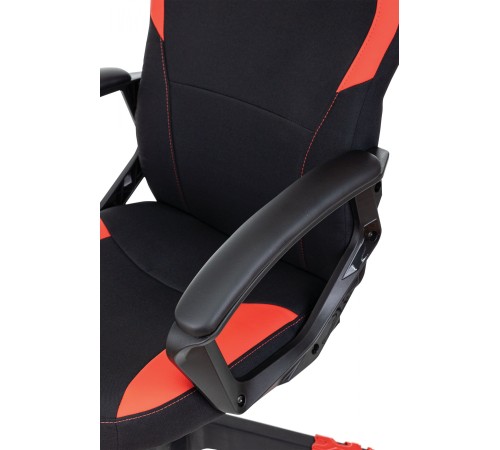 Кресло игровое A4Tech Bloody GC-190 черный/красный текстиль/эко.кожа крестов. пластик
