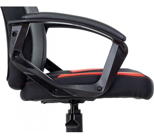 Кресло игровое A4Tech Bloody GC-190 черный/красный текстиль/эко.кожа крестов. пластик