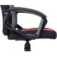 Кресло игровое A4Tech Bloody GC-190 черный/красный текстиль/эко.кожа крестов. пластик