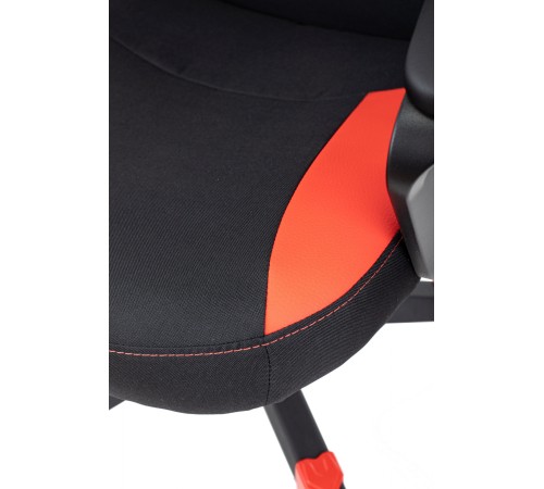 Кресло игровое A4Tech Bloody GC-190 черный/красный текстиль/эко.кожа крестов. пластик