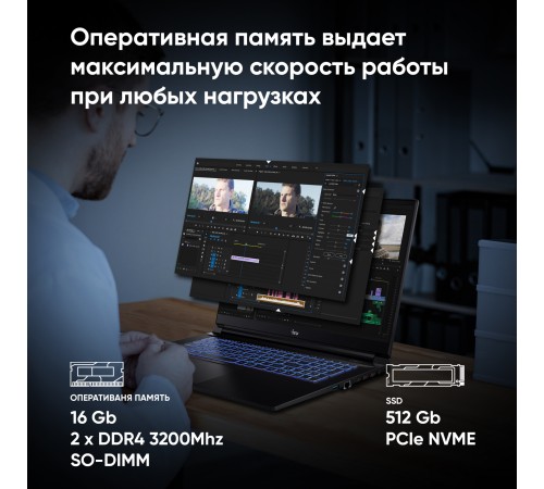 Ноутбук IRU Калибр 15ALC Core i5 12500H 16Gb SSD512Gb NVIDIA GeForce RTX 3050 4Gb 15.6" IPS FHD (1920x1080) Free DOS black WiFi BT Cam 3465mAh (1930300) Ноутбук IRU Калибр 15ALC Core i5 12500H 16Gb SSD512Gb NVIDIA GeForce RTX 3050 4Gb 15.6" IPS FHD (1920x1080) Free DOS black WiFi BT Cam 3465mAh (1930300)