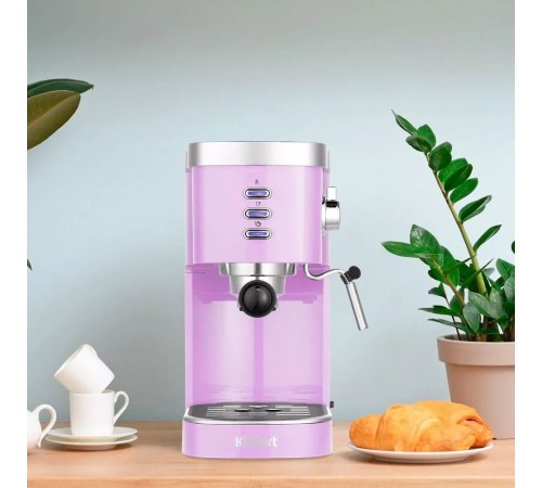 Кофеварка рожковая Kitfort КТ-7114-3 1250Вт фиолетовый