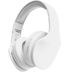 Гарнитура накладные Digma BT-17 белый/белый беспроводные bluetooth оголовье (BT17W)