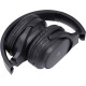 Гарнитура накладные Digma BT-18 черный/черный беспроводные bluetooth оголовье (BT18B)