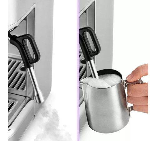 Кофемашина Kitfort КТ-7113 1480Вт нержавеющая сталь