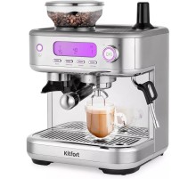 Кофемашина Kitfort КТ-7113 1480Вт нержавеющая сталь