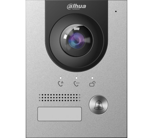 Видеопанель Dahua DHI-VTO2202F-P-S2 цветной сигнал CMOS цвет панели: серебристый