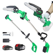 Электрическая цепная пила Zitrek GreenSaw 20 Plus дл.шины:6" (15.2cm) 3Ач ЗУ (082-1856)