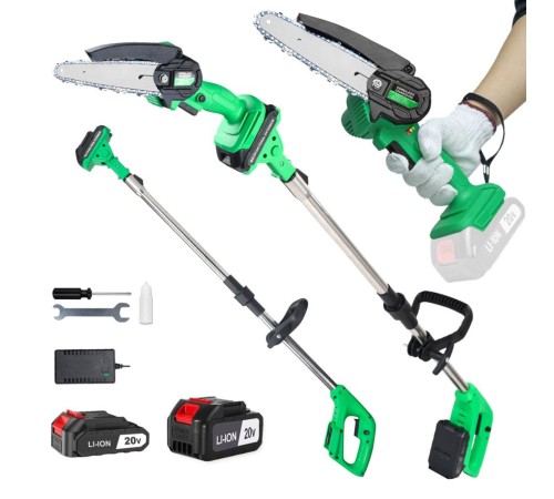 Электрическая цепная пила Zitrek GreenSaw 20 Plus дл.шины:6" (15.2cm) 3Ач ЗУ (082-1856) Электрическая цепная пила Zitrek GreenSaw 20 Plus дл.шины:6" (15.2cm) 3Ач ЗУ (082-1856)