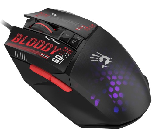 Мышь A4Tech Bloody W60 Max Mini черный оптическая (12000dpi) USB (9but) Мышь A4Tech Bloody W60 Max Mini черный оптическая (12000dpi) USB (9but)