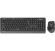 Клавиатура + мышь A4Tech Fstyler FGS1035Q клав:черный/серый мышь:черный/серый USB беспроводная Multimedia (FGS1035Q GREY)