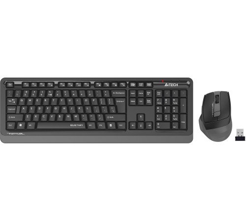 Клавиатура + мышь A4Tech Fstyler FGS1035Q клав:черный/серый мышь:черный/серый USB беспроводная Multimedia (FGS1035Q GREY) Клавиатура + мышь A4Tech Fstyler FGS1035Q клав:черный/серый мышь:черный/серый USB беспроводная Multimedia (FGS1035Q GREY)