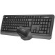 Клавиатура + мышь A4Tech Fstyler FGS1035Q клав:черный/серый мышь:черный/серый USB беспроводная Multimedia (FGS1035Q GREY)