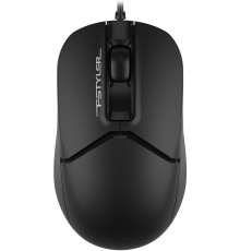 Мышь A4Tech Fstyler FM12ST черный оптическая (1200dpi) silent USB для ноутбука (2but)