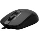 Мышь A4Tech Fstyler FM12ST черный оптическая (1200dpi) silent USB для ноутбука (2but)