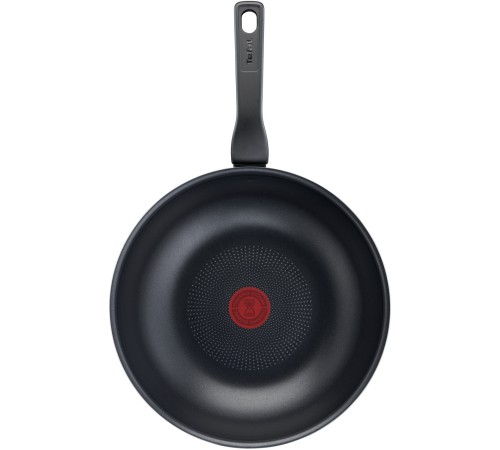 Сковорода ВОК (WOK) Tefal Force 4218628 круглая 28см покрытие: антипригарное ручка несъемная (без крышки) черный (9100048319)