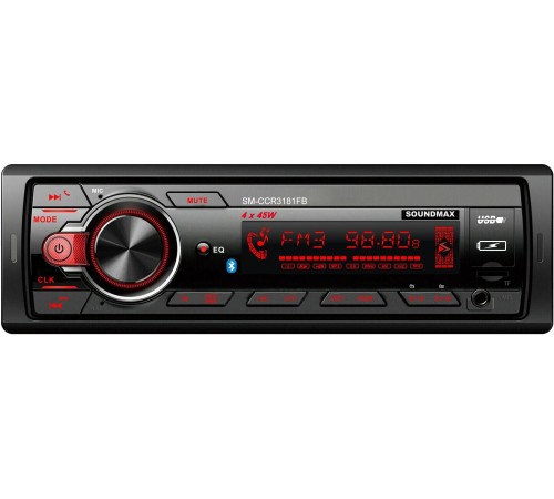 Автомагнитола Soundmax SM-CCR3181FB 1DIN 4x45Вт (SM-CCR3181FB(ЧЕРНЫЙ)\RGB) Автомагнитола Soundmax SM-CCR3181FB 1DIN 4x45Вт (SM-CCR3181FB(ЧЕРНЫЙ)\RGB)
