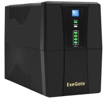 Exegate EX292773RUS ИБП ExeGate Power Back BNB-800.LED.AVR.4C13 <800VA/480W, LED, AVR, 4*C13, металлический корпус, Black>